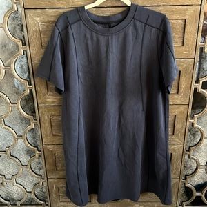 Lululemon soft stream ribbed T-shirt dress size 14